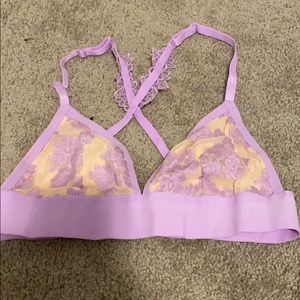 Purple/nude bralette
